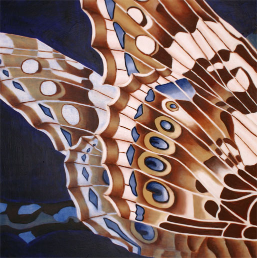 butterfly-oil-2 oil painting with animation of the wings
